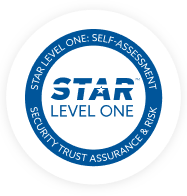 CAIQ Star Level On: Self-Assessment badge